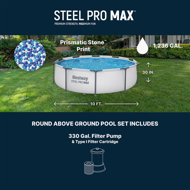 Steel Frame Round Above Ground Pool