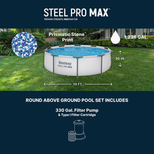 Steel Frame Round Above Ground Pool